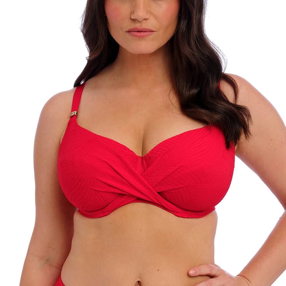 FANTASIE Ottawa Full Cup Bikini Top Radiant Red 3 FANTASIE Ottawa Full Cup Bikini Top Radiant Red
