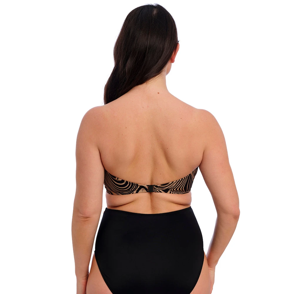 FANTASIE Pemba Island Underwire Twist Bandeau Bikini Top Mocha 4 FANTASIE Pemba Island Underwire Twist Bandeau Bikini Top Mocha - Image 2