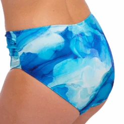 FANTASIE Saunton Sands Dazzling Blue High Rise Bikini Brief -Fashion Lingerie Store FantasieSwimSauntonSandsDazzlingBlueBikiniBriefFS506071 1