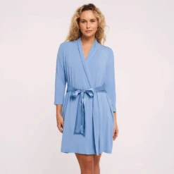 Iconic Robe -Fashion Lingerie Store Fleur tIconicRobe620Bluebell 2