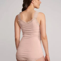 Lace Strap Camisole -Fashion Lingerie Store Fleur tLaceStrapCamisole610B