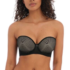 FREYA Tailored Molded Strapless Bra Black