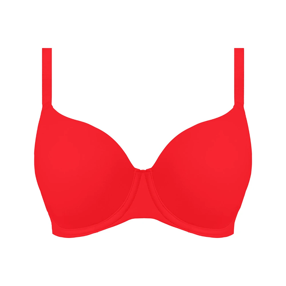 FREYA Undetected Underwire Molded T-Shirt Bra Chili Red 7 FREYA Undetected Underwire Molded T-Shirt Bra Chili Red - Image 5