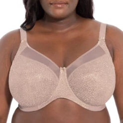 GODDESS Kayla Banded Bra Taupe Leopard
