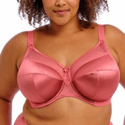 GODDESS Keira Banded Bra Desert Rose