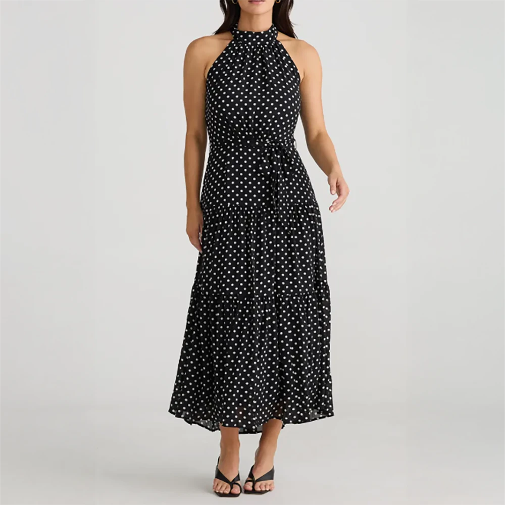 Greta Polka Dot Tiered Dress 3 Greta Polka Dot Tiered Dress