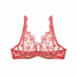 Underwired Triangle Bra 7 Underwired Triangle Bra -Fashion Lingerie Store I.D.SarrieriUnderwiredTriangleBraJ2268Rose3