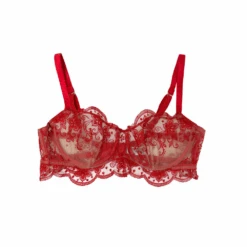 Demi Cup Bra Red