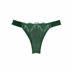 Venetian Glass Thong Green -Fashion Lingerie Store IDSarrieriVenetianGlassThongJ5043Green 1
