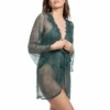 All Over Lace Robe Juniper -Fashion Lingerie Store InBloomAllOverLaceRobeCSZ030Juniper 4