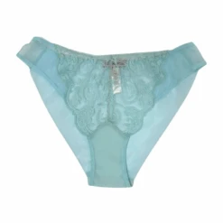 Lace Italian Brief Aqua -Fashion Lingerie Store J8705
