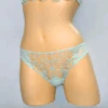 Lace Italian Brief Aqua 1 Lace Italian Brief Aqua -Fashion Lingerie Store J8705Front