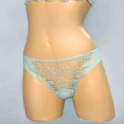 Lace Italian Brief Aqua