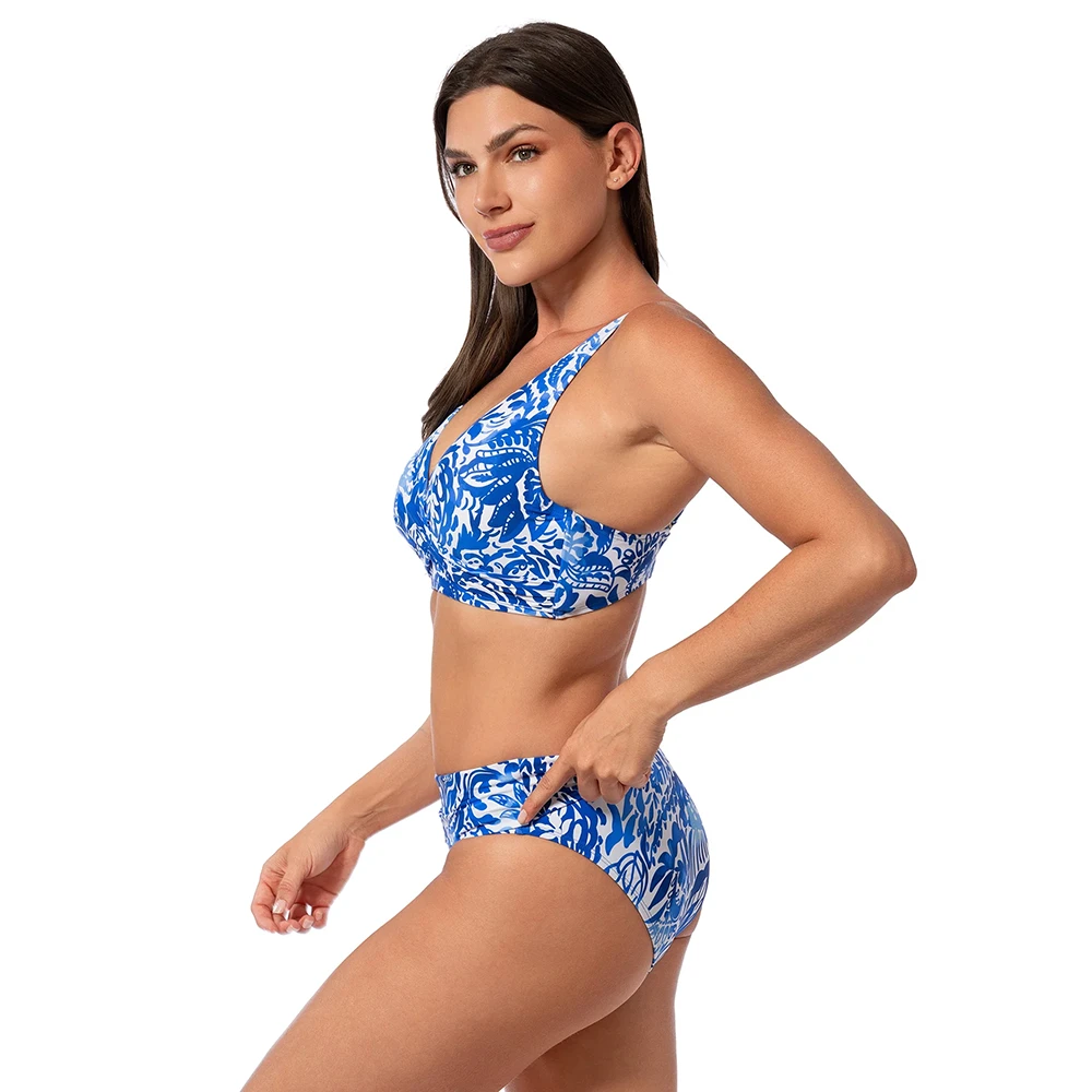 Jantzen Arabesque Vera Surplice Bra Top 5 Jantzen Arabesque Vera Surplice Bra Top - Image 3