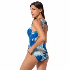 Jantzen Glowing Fields Farrah High Neck One Piece -Fashion Lingerie Store JantzenGlowingFieldsFarrahHighNeckOnePieceJZ25186M3