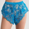 Embroidered Mesh Tap Boyshorts Blue 1 Embroidered Mesh Tap Boyshorts Blue -Fashion Lingerie Store KiloBravaEmbroideredMeshTapBoyshorts12236Blue 6