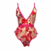 Floral Bodysuit 2 Floral Bodysuit -Fashion Lingerie Store KiloBravaFloralBodysuit13068Pink1