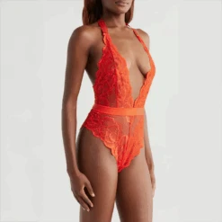 Floral Lace Halter Teddy Tigerlily -Fashion Lingerie Store KiloBravaFloralLaceHalterTeddy13124Tigerlily 3