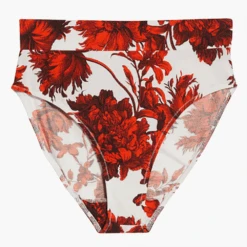 Modal Lounge Brief Red Floral -Fashion Lingerie Store KiloBravaModalLoungeBrief12195RedFloral 6