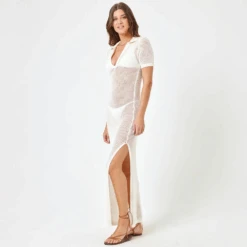 Sydney Cover-Up Cream -Fashion Lingerie Store LSpaceSydneyCover UpSYDCV24Cream 4