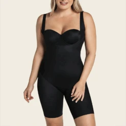 Undetectable Step-In-Mis-Thigh Body Shaper 12 Undetectable Step-In-Mis-Thigh Body Shaper -Fashion Lingerie Store LeonisaUndetectableStep In Mis ThighBodyShaper18526black