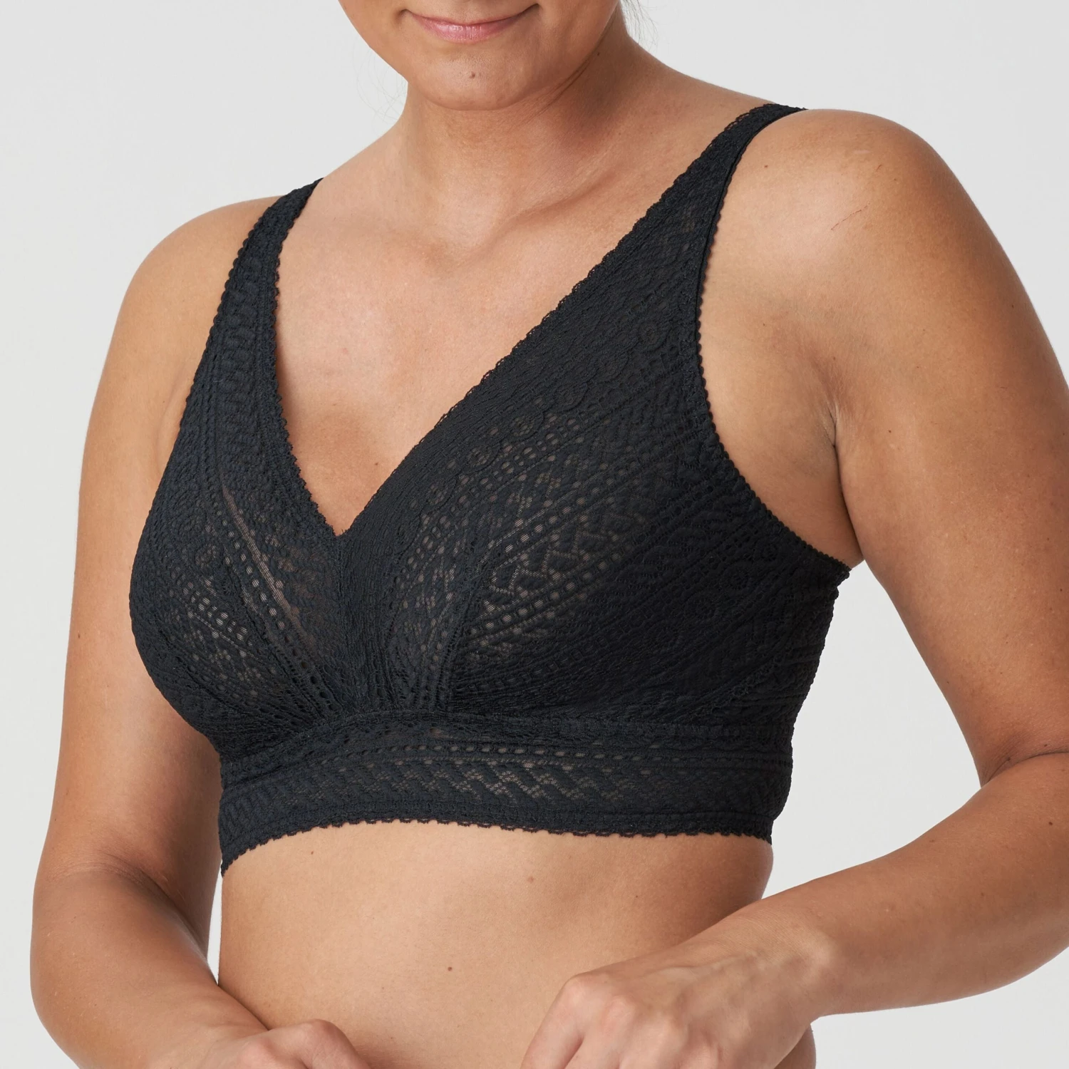 PRIMADONNA Montara Longline Full Cup Wireless Bra Black 4 PRIMADONNA Montara Longline Full Cup Wireless Bra Black - Image 2