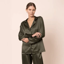 New Linea Pine Long Pajamas -Fashion Lingerie Store MariMNewLineaPineLongPajamas36615 1