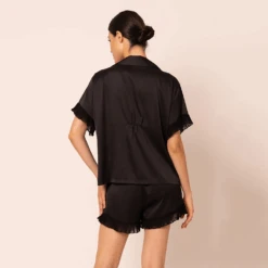 Romantic Short Pajamas -Fashion Lingerie Store MariMRomanticShortPajamas35108Black 1