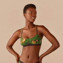 T-Back Bralette Meowy Christmas -Fashion Lingerie Store MeUndiesT BackBraletteW5111MeowyChristmas 4