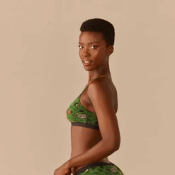 T-Back Bralette Meowy Christmas -Fashion Lingerie Store MeUndiesT BackBraletteW5111MeowyChristmas 5