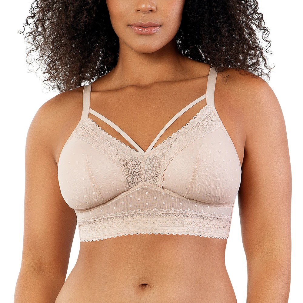 Parfait Mia Dot Wire-free Bralette Cameo Rose 3 Parfait Mia Dot Wire-free Bralette Cameo Rose