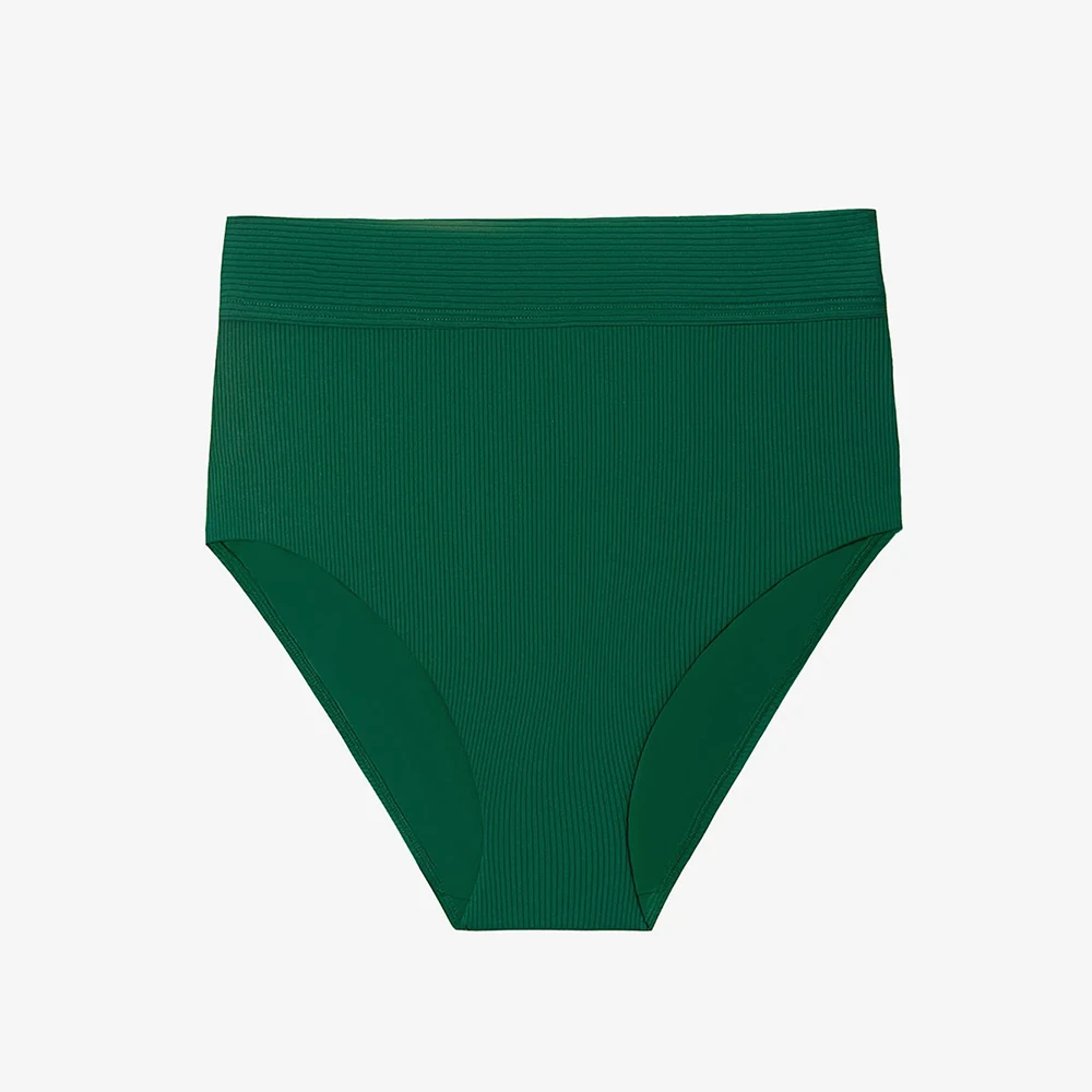 Brooke High Waist Pant Emerald Lido Rib 7 Brooke High Waist Pant Emerald Lido Rib - Image 5