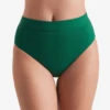 Brooke High Waist Pant Emerald Lido Rib -Fashion Lingerie Store MimiFlamingoBrookeHighWaistPant900050606EmeraldLidoRib 5