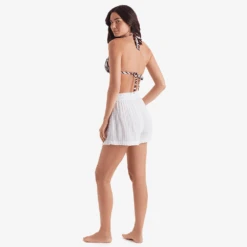 Vista Short White Bliss Gauze -Fashion Lingerie Store MimiFlamingoVistaShort90051137WhiteBlissGauze 1