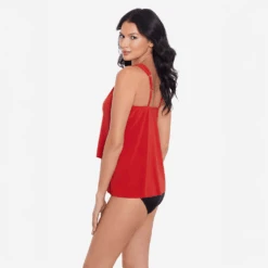 Dazzle Tankini Top Cayenne 8 Dazzle Tankini Top Cayenne -Fashion Lingerie Store MiraclesuitDazzleTankiniTop6516626Cayenne 4