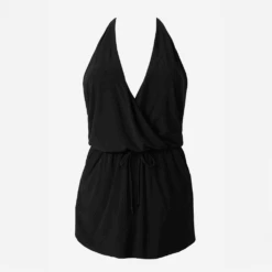 Ellie One Piece Romper Swimsuit 18 Ellie One Piece Romper Swimsuit -Fashion Lingerie Store MiraclesuitEllieOnePieceRomperSwimsuit6563142Black 4