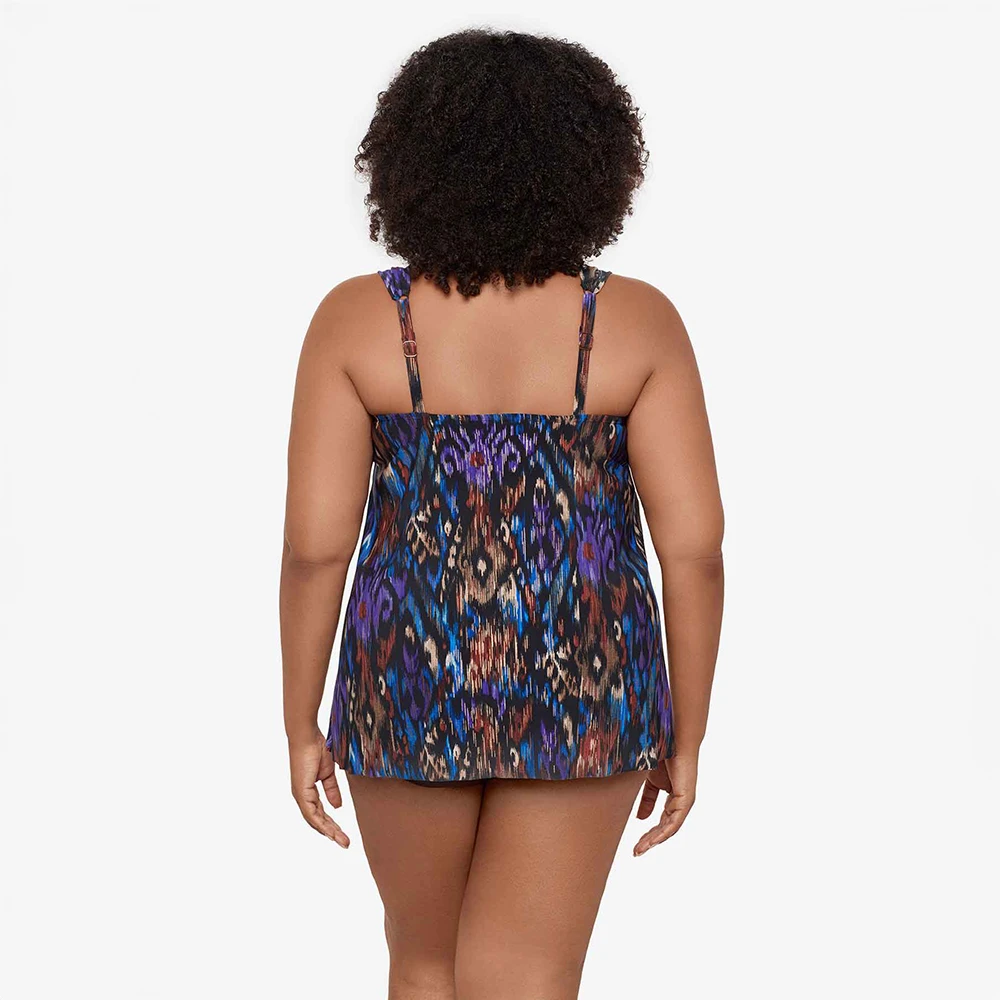 Plus Size Dazzle Tankini Top Tapiz 4 Plus Size Dazzle Tankini Top Tapiz - Image 2