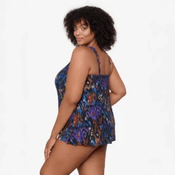 Plus Size Dazzle Tankini Top Tapiz 8 Plus Size Dazzle Tankini Top Tapiz -Fashion Lingerie Store MiraclesuitPlusSizeDazzleTankiniTop6566426WTapiz 4