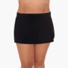 Plus Size Jersey Tennis Skirt Swim Bottom Black 2 Plus Size Jersey Tennis Skirt Swim Bottom Black -Fashion Lingerie Store MiraclesuitPlusSizeJerseyTennisSkirtSwimBottom6008071WBlack 3
