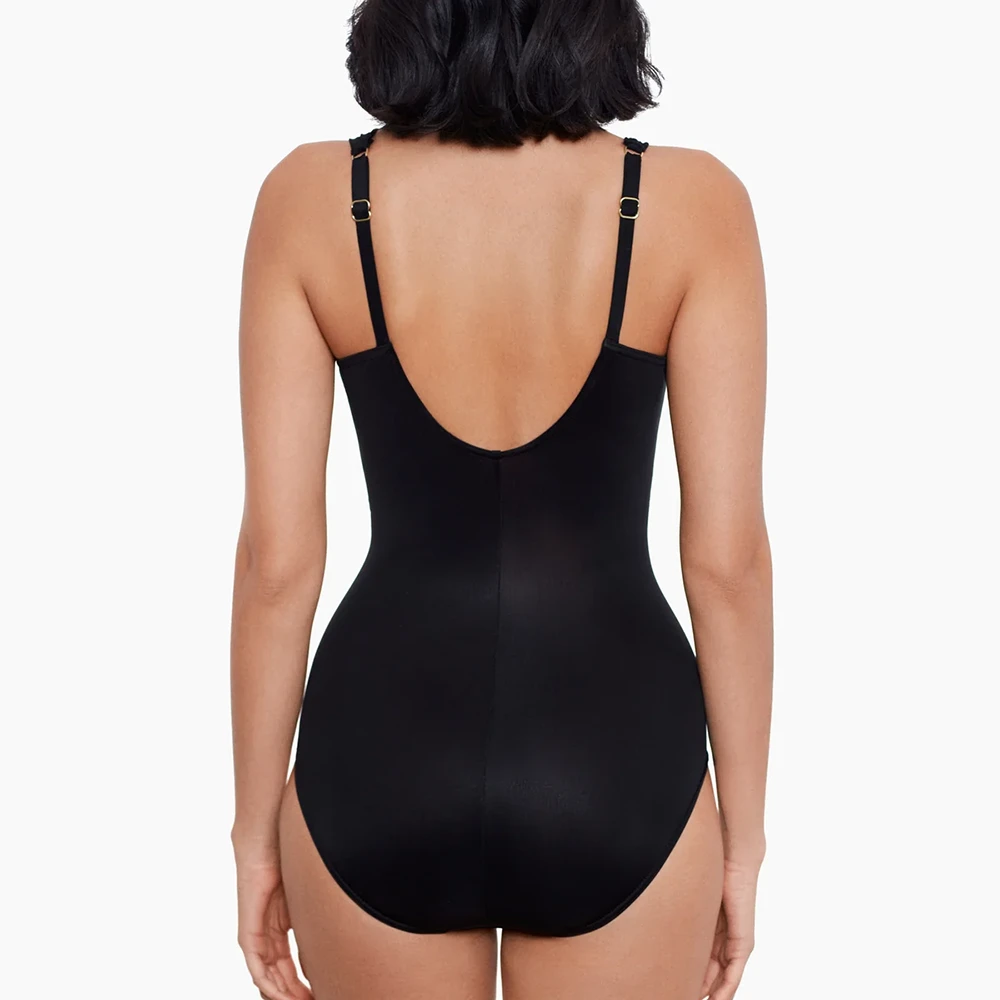 Razzle Dazzle Siren One Piece Swimsuit Black 4 Razzle Dazzle Siren One Piece Swimsuit Black - Image 2