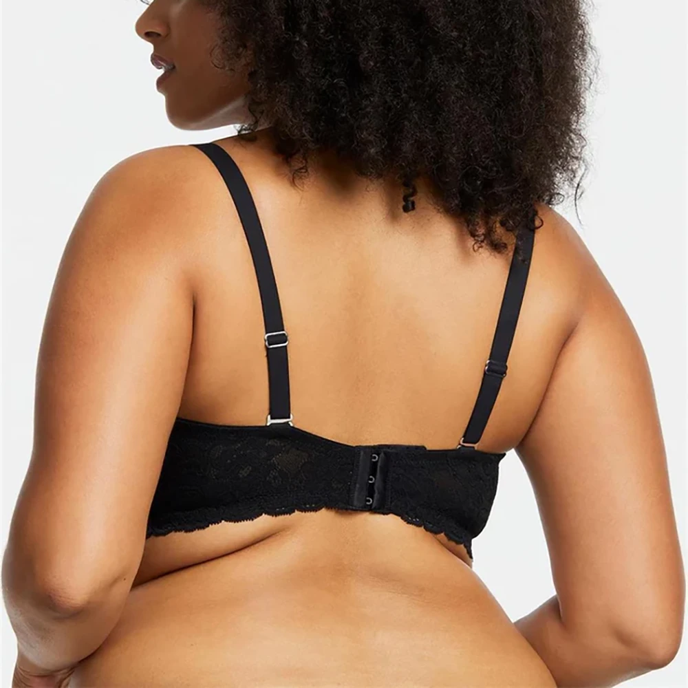 Cup-Sized Lace Bralette Black 5 Cup-Sized Lace Bralette Black - Image 3