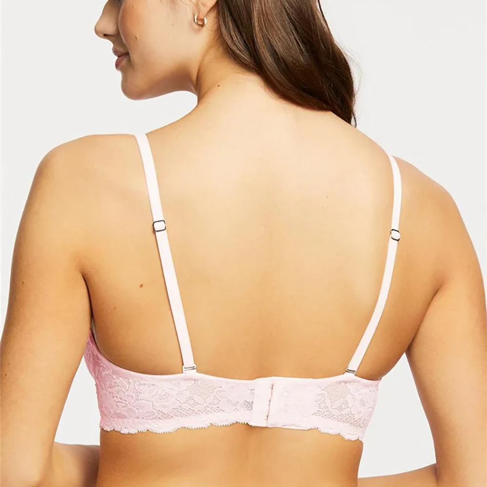 Cup-Sized Lace Bralette Blush 5 Cup-Sized Lace Bralette Blush - Image 3