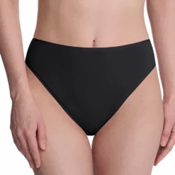 Bliss Bare Cotton High Cut Brief Basic Colors -Fashion Lingerie Store NatoriBlissBareCottonHighCutBrief772346Black 3