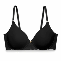 Bliss Perfection Contour Underwire Bra Black -Fashion Lingerie Store NatoriBlissPerfectionContourUnderwireBra721154Black1