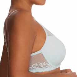 Feathers Full Figure Contour Underwire Bra Whipped Mint Lace -Fashion Lingerie Store NatoriFeathersFullFigureContourUnderwireBra741299WhippedMintLace 3