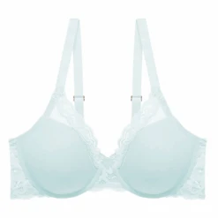 Feathers Full Figure Contour Underwire Bra Whipped Mint Lace -Fashion Lingerie Store NatoriFeathersFullFigureContourUnderwireBra741299WhippedMintLace 7