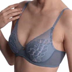 Flora Contour Underwire Bra Country Blue/Soft Mulberry 8 Flora Contour Underwire Bra Country Blue/Soft Mulberry -Fashion Lingerie Store NatoriFloraContourUnderwireBra721150CountryBlueSoftMulberry 4