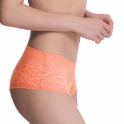 Flora Girl Brief Rosy Coral 8 Flora Girl Brief Rosy Coral -Fashion Lingerie Store NatoriFloraGirlBrief776150RosyCoral 2