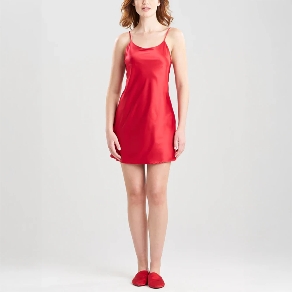 Glamour Chemise Brocade Red 3 Glamour Chemise Brocade Red