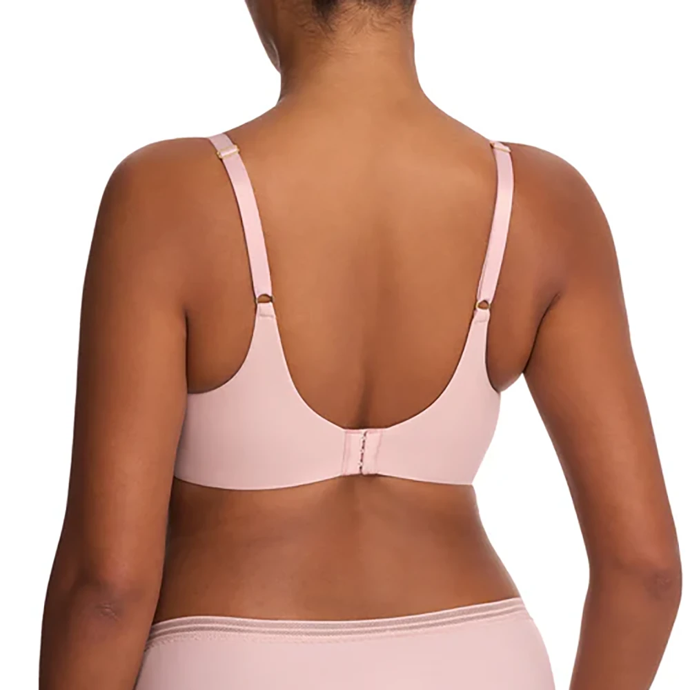 Love Lace Full Coverage Plunge T-Shirt Bra Pink Pearl 4 Love Lace Full Coverage Plunge T-Shirt Bra Pink Pearl - Image 2